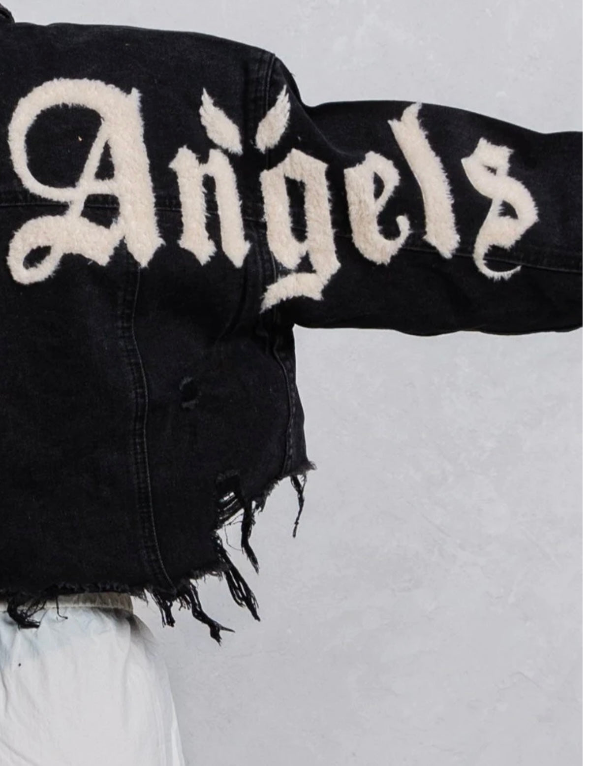 City of angels crop denim